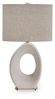 Trentlen - Paper Table Lamp - Cream / Gold Finish - R&R Furniture Gallery (Fountain Valley, CA)