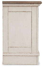 Realyn - Three Drawer Night Stand - White / Brown / Beige - R&R Furniture Gallery (Fountain Valley, CA)