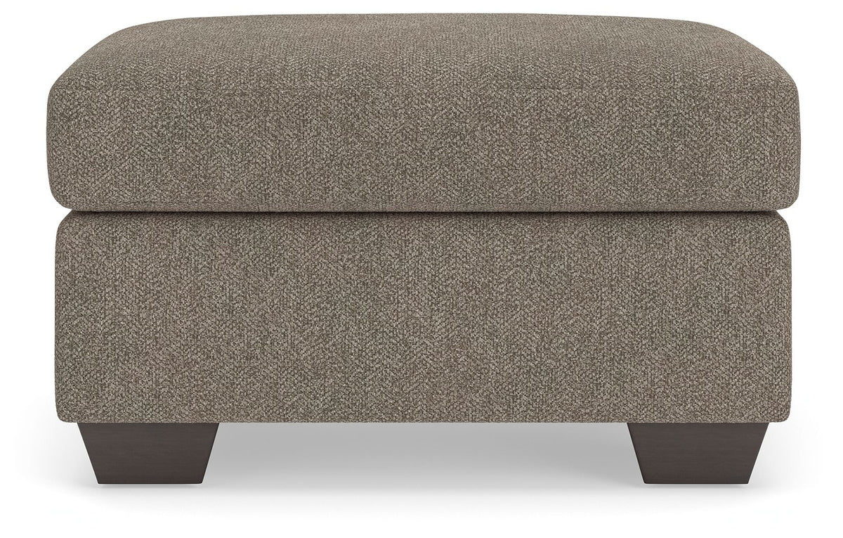 Triston-Peaks - Ottoman - Suede - R&R Furniture Gallery (Fountain Valley, CA)