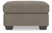 Triston-Peaks - Ottoman - Suede - R&R Furniture Gallery (Fountain Valley, CA)