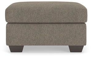 Triston-Peaks - Ottoman - Suede - R&R Furniture Gallery (Fountain Valley, CA)