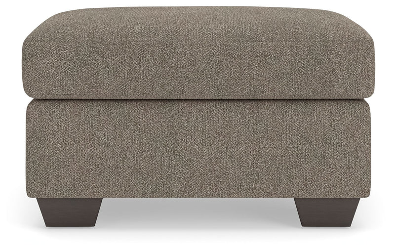 Triston-Peaks - Ottoman - Suede - R&R Furniture Gallery (Fountain Valley, CA)