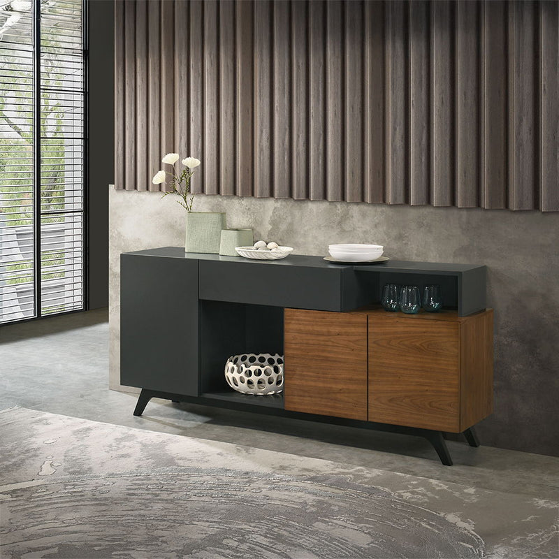 Destin - Server - Walnut - R&R Furniture Gallery (Fountain Valley, CA)