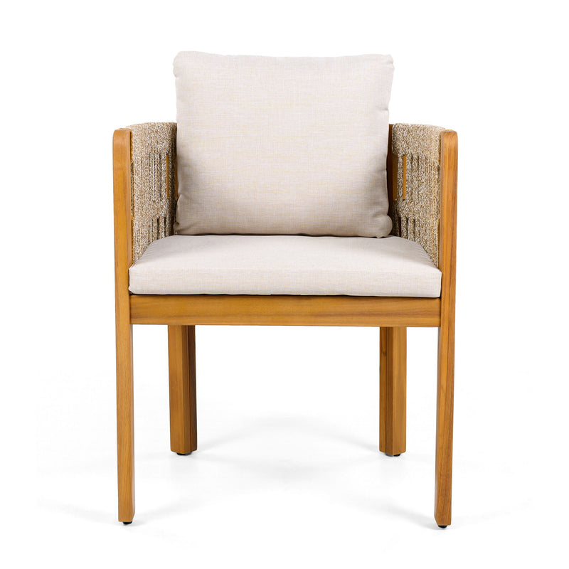 Outdoor Dining Chairs With Mix Rope Handles (Set of 2) - R&R Furniture Gallery (Fountain Valley, CA)