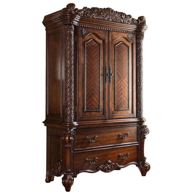 Vendome - Wardrobe/TV Armoire - Cherry - R&R Furniture Gallery (Fountain Valley, CA)