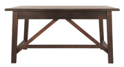 Baldridge - Home Office Large Leg Desk - Rustic Brown - R&R Furniture Gallery (Fountain Valley, CA)