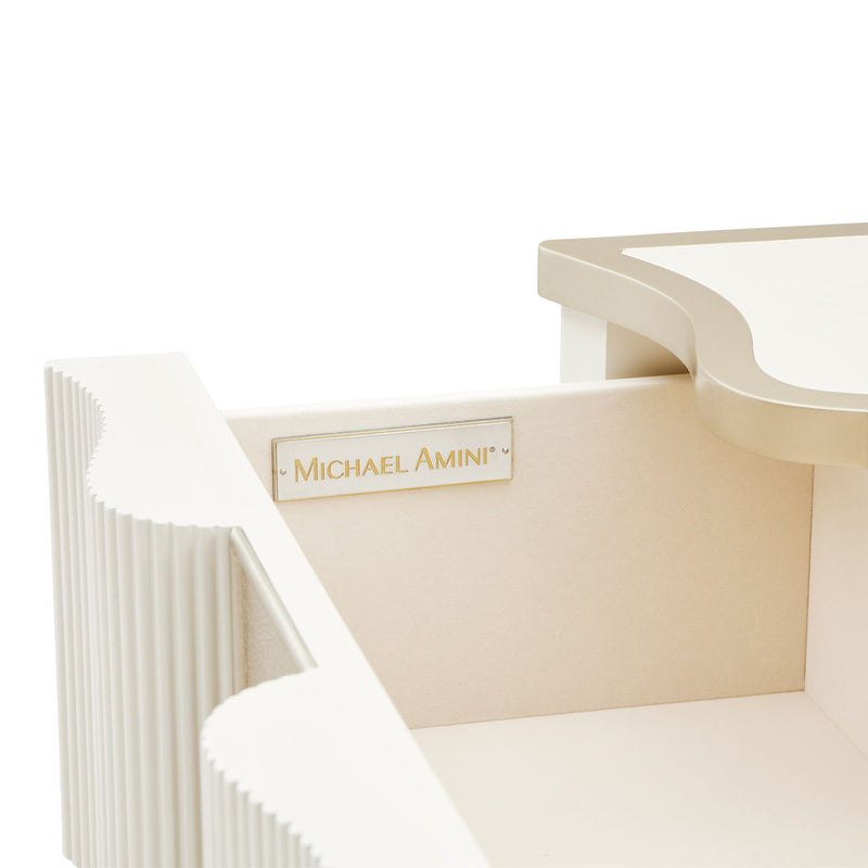 La Marisia - Nightstand - Creamy Pearl - R&R Furniture Gallery (Fountain Valley, CA)