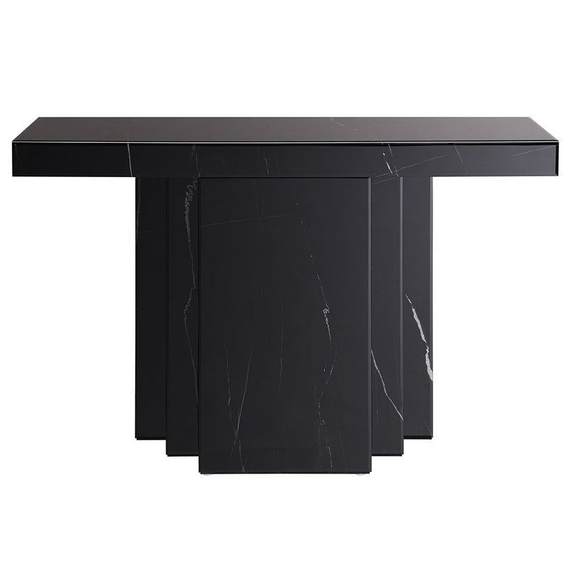 Drisana - Console Table - Black Mirrored - R&R Furniture Gallery (Fountain Valley, CA)