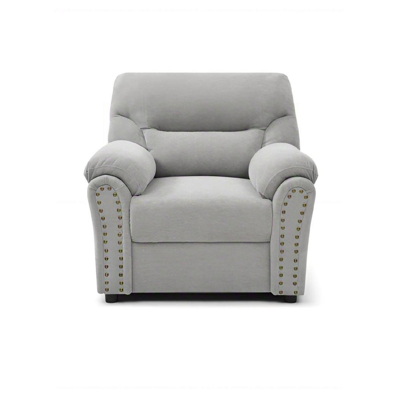 Hamilton - Chair With Hand Applied Nailhead Trim And Pillow Top Arm Cushions - R&R Furniture Gallery (Fountain Valley, CA)