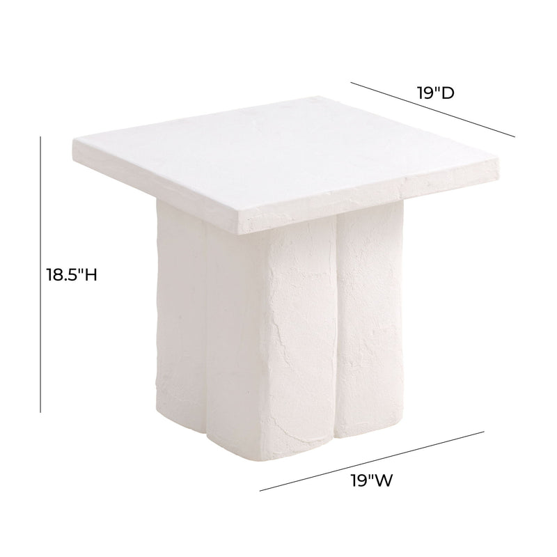 Kayla - Concrete Side Table - R&R Furniture Gallery (Fountain Valley, CA)