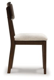Mallenette - Dining Upholstered Side Chair (Set of 2) - Merlot - R&R Furniture Gallery (Fountain Valley, CA)