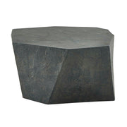 Uttermost Parra outdoor coffee table with a sleek, modern design featuring a metal frame and glass top.