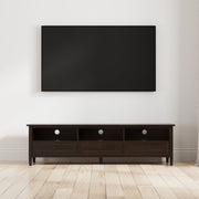 Warm Shaker - Handcrafted Low TV Media Stand - R&R Furniture Gallery (Fountain Valley, CA)