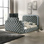 Kana - Bed With LED, Fireplace & TV Stand - R&R Furniture Gallery (Fountain Valley, CA)