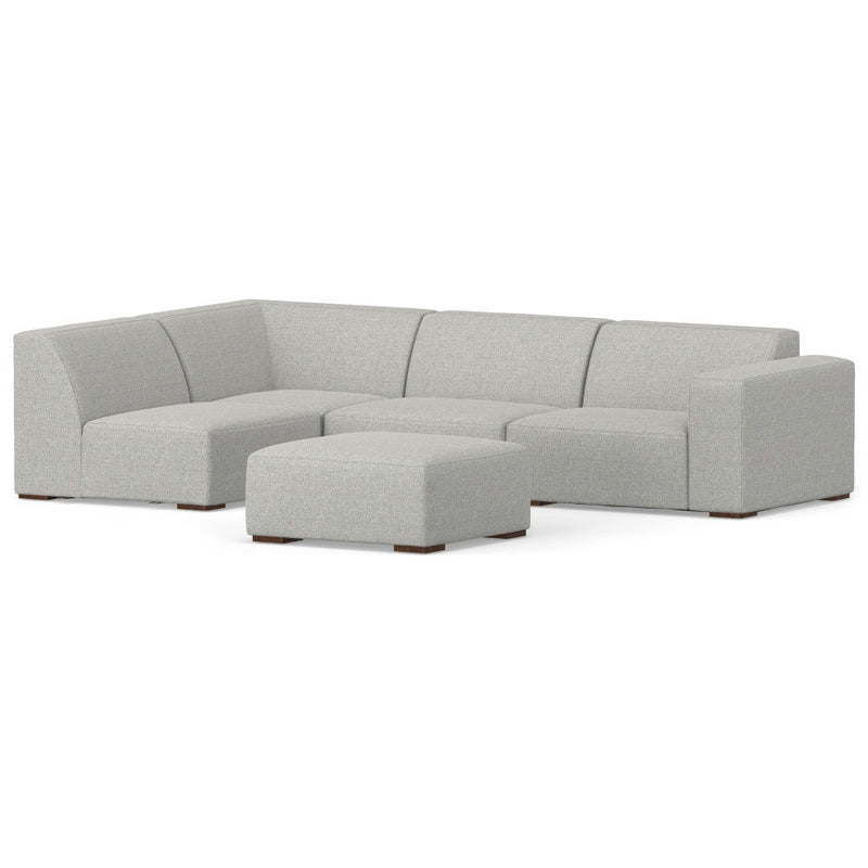 Rex - Handcrafted Sectional Sofa And Ottoman - R&R Furniture Gallery (Fountain Valley, CA)