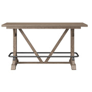 Bar Height Trestle Table - Brown - R&R Furniture Gallery (Fountain Valley, CA)