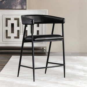 Preston - Counter Stool - Midnight Raven - R&R Furniture Gallery (Fountain Valley, CA)