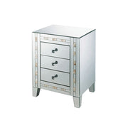 Nasa - Accent Table - Mirrored & Mother Pearl - R&R Furniture Gallery (Fountain Valley, CA)