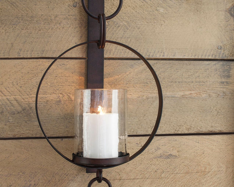 Ogaleesha - Wall Sconce - Brown - R&R Furniture Gallery (Fountain Valley, CA)
