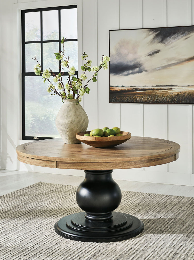 Ridgester - Dining Table - Light Brown - R&R Furniture Gallery (Fountain Valley, CA)