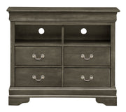 Louis Phillipe - Media Storage Unit Timeless - R&R Furniture Gallery (Fountain Valley, CA)