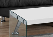 Coffee Table Rectangular For Living Room Clear Tempered Glass - R&R Furniture Gallery (Fountain Valley, CA)