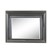 Sawyer - Mirror With LED - Metallic Gray - R&R Furniture Gallery (Fountain Valley, CA)