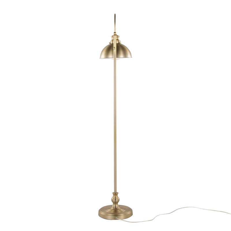 Lumi Source Emery contemporary metal floor lamp with sleek design, adjustable arm, and modern finish for stylish lighting.