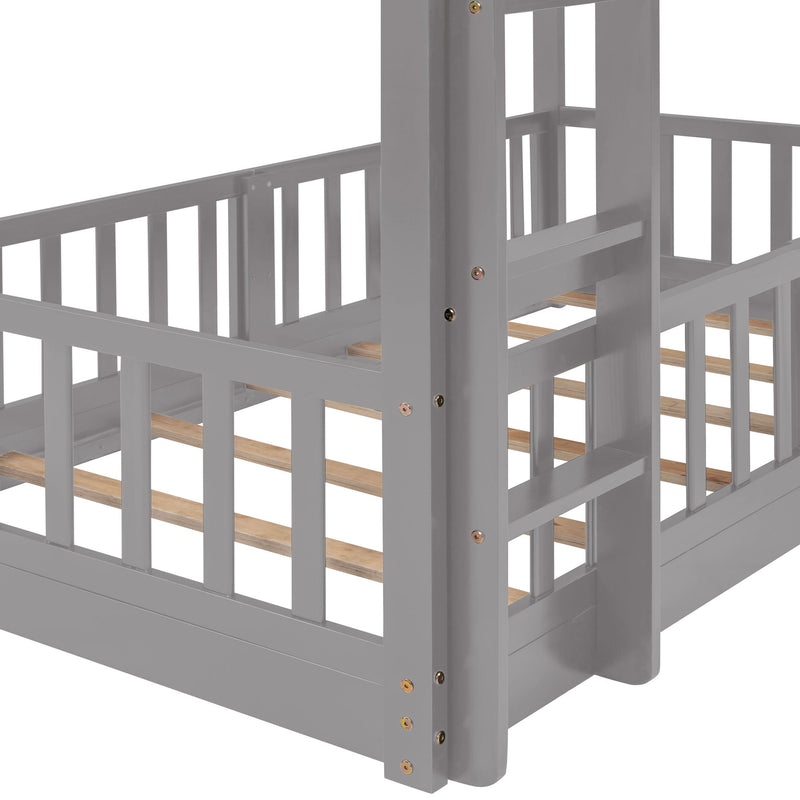 Functional Bunk Bed & Convertible Ladder And Slide - R&R Furniture Gallery (Fountain Valley, CA)