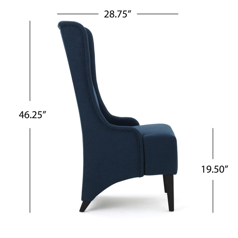 Alight - Upholstered Dining Chair With High Back And Birch Wood Legs (Set of 2) - R&R Furniture Gallery (Fountain Valley, CA)