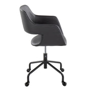 Lumi Source Margarite contemporary adjustable office desk chair with a modern design and cushioned seat and backrest.