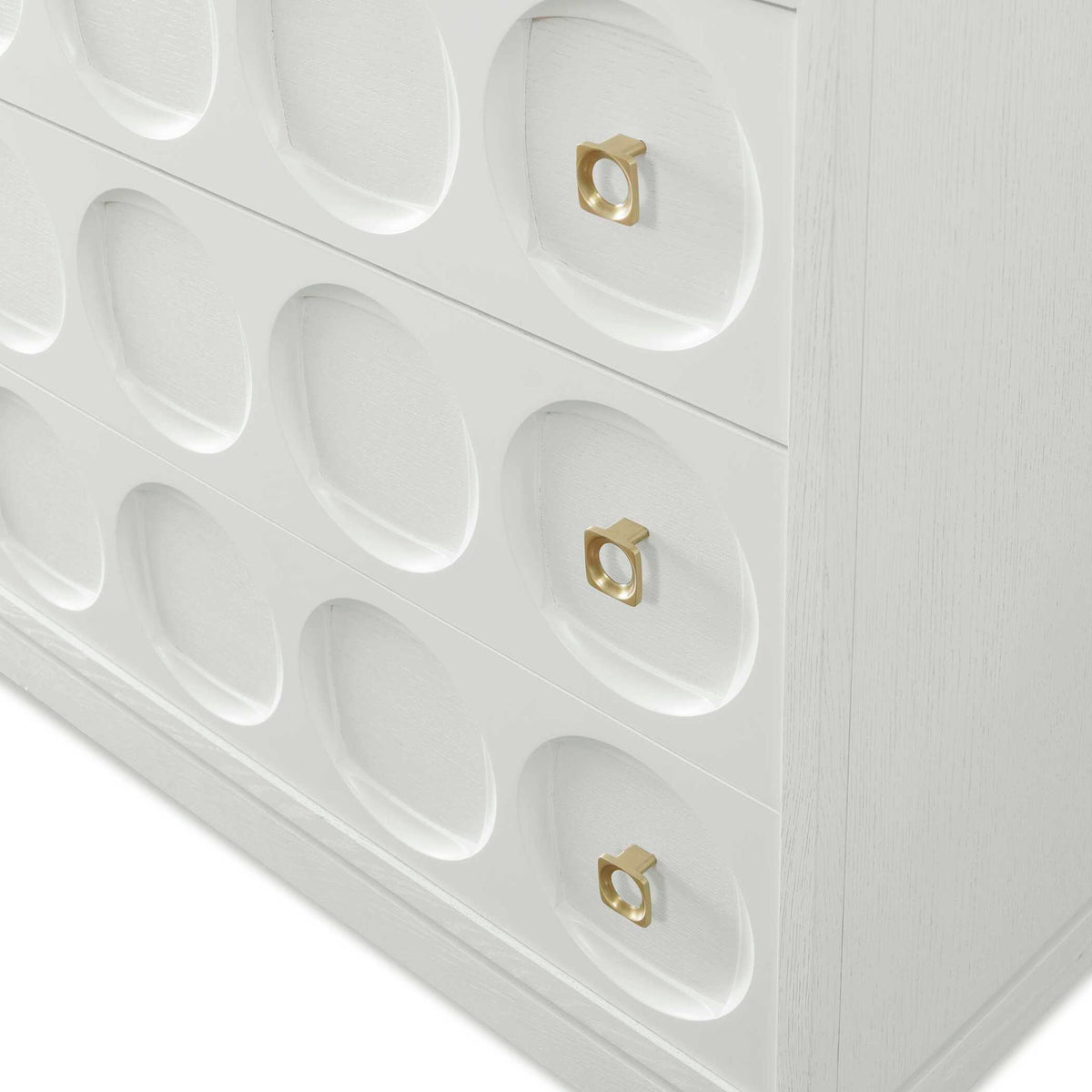 Roundabout - 3 Drawer Chest - White