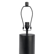 Aura - Table Lamp With On / Off Switch Block Base - Black / White - R&R Furniture Gallery (Fountain Valley, CA)