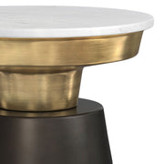 Jaxine - Side Table - Black / Gold - R&R Furniture Gallery (Fountain Valley, CA)