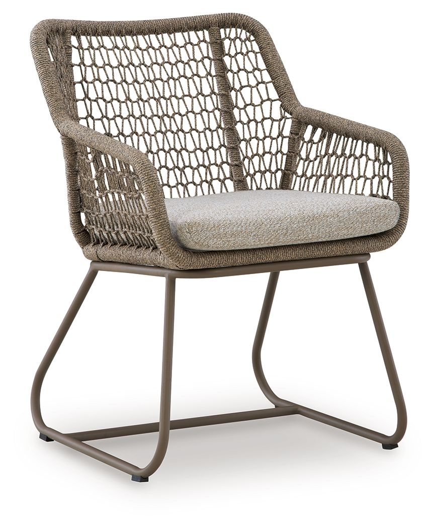 Majors Beach - Outdoor Table And 2 Chairs (Set of 3) - Beige - R&R Furniture Gallery (Fountain Valley, CA)