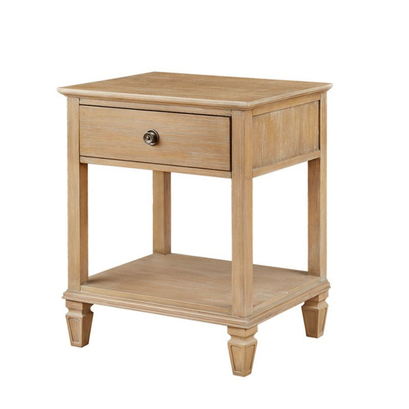 Victoria - Bedside Table With Drawer And Shelf - R&R Furniture Gallery (Fountain Valley, CA)