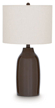 Jyler - Terracotta Table Lamp - Brown - R&R Furniture Gallery (Fountain Valley, CA)
