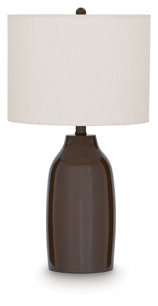Jyler - Terracotta Table Lamp - Brown - R&R Furniture Gallery (Fountain Valley, CA)