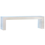 Blazer - Outdoor Bench - Natural White