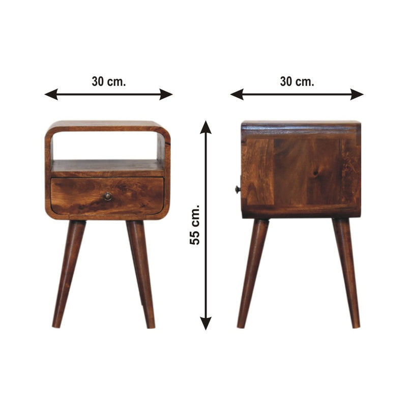 Mini Open Bedside Nightstand - R&R Furniture Gallery (Fountain Valley, CA)