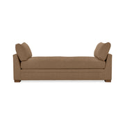 Classic Home Audrey daybed with a wooden frame and upholstered cushions, stylishly designed for a cozy, versatile bedroom or living space.