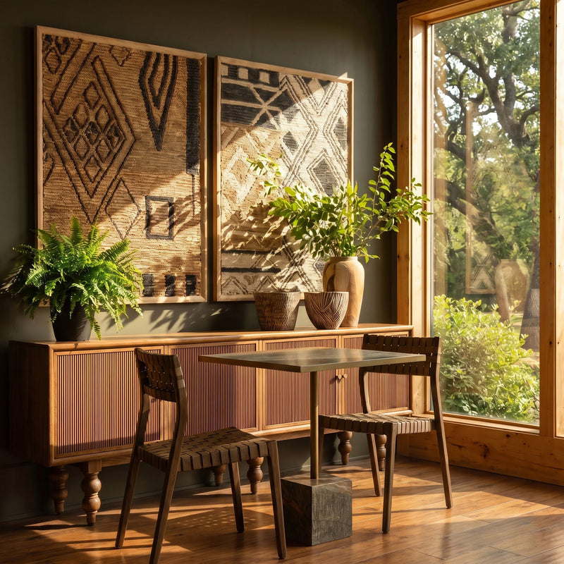 Kariba - Wall Art - Light Brown And Black