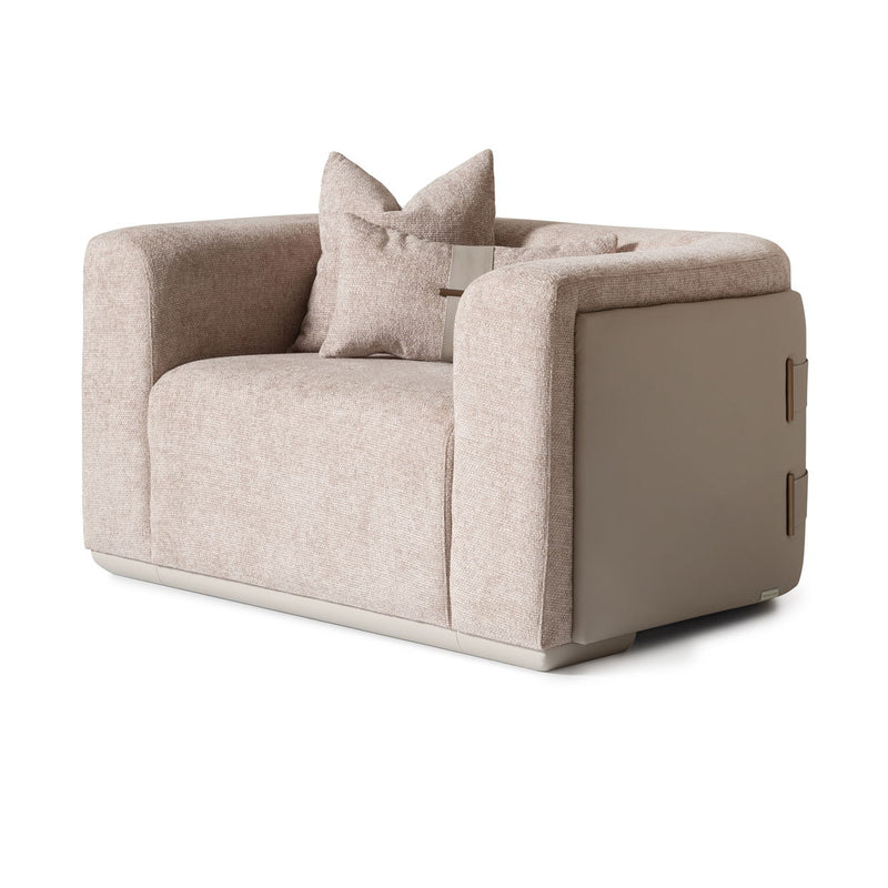 Canberra - Chair And A Half - Mink - R&R Furniture Gallery (Fountain Valley, CA)