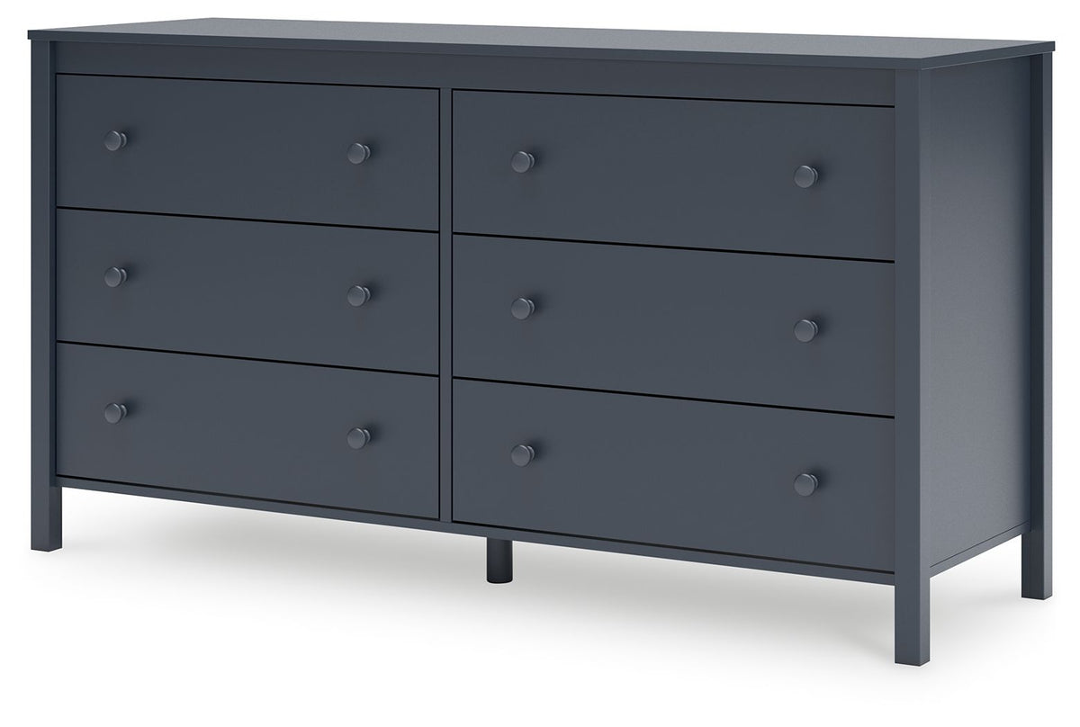 Simmenfort - Six Drawer Dresser - Navy Blue - R&R Furniture Gallery (Fountain Valley, CA)