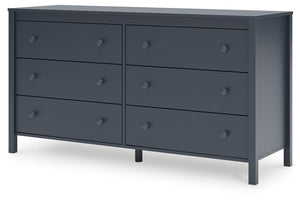 Simmenfort - Six Drawer Dresser - Navy Blue - R&R Furniture Gallery (Fountain Valley, CA)