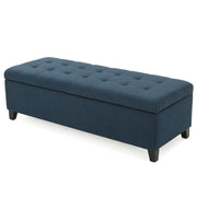 Upholstered Storage Ottoman Bench, Foot Rest For Bedroom - R&R Furniture Gallery (Fountain Valley, CA)