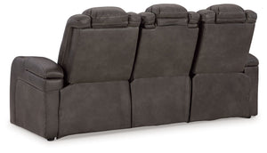 Fyne-dyme - Power Reclining Sofa With Adj Headrest - R&R Furniture Gallery (Fountain Valley, CA)