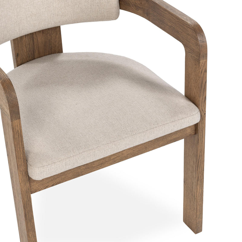 Labelle - Dining Armchair - Tan Oak - R&R Furniture Gallery (Fountain Valley, CA)
