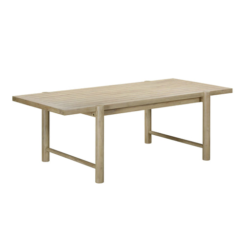 Gata - Outdoor Rectangular Dining Table - Light Teak - R&R Furniture Gallery (Fountain Valley, CA)