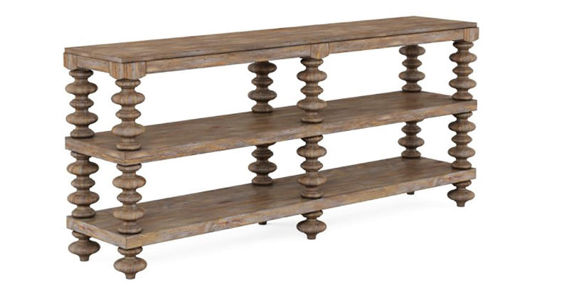 Furniture Architrave Console Table in Rustic Pine